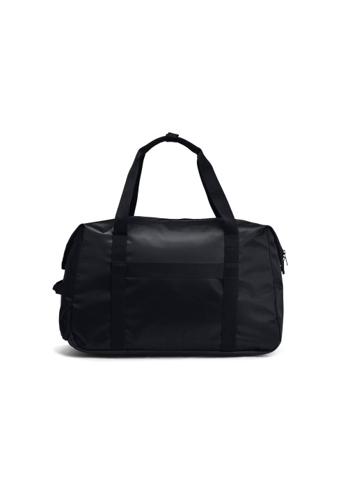 Чорна жіноча спортивна сумка Under Armour Studio Duffle, водонепроникна, з ременем для йога-килимка - фото 2