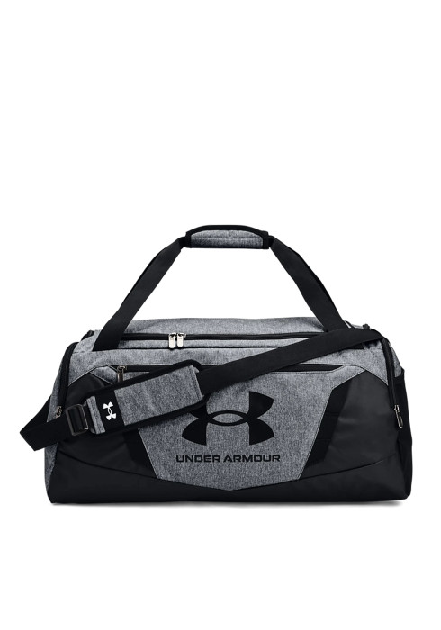 Містка сіро-чорна сумка Under Armour Undeniable 5.0 Medium із водовідштовхувальним покриттям