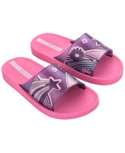 Чорні та рожеві дитячі тапочки-слайди Ipanema Join Slide Kids 