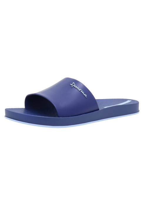 Тапочок Ipanema Slide Unisex синього кольору з лаконічним логотипом на ремінці