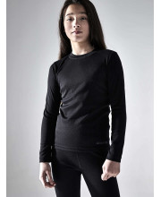Чорний комплект підліткової термобілизни CRAFT CORE Warm Baselayer Set Jr - фото 3