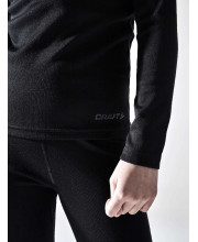 Чорний комплект підліткової термобілизни CRAFT CORE Warm Baselayer Set Jr - фото 4