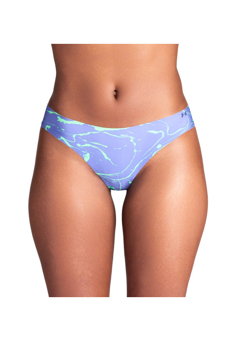 Жіночі спортивні труси-стрінги Under Armour Pure Stretch No Show на білому тлі