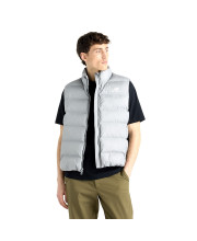 Чоловічий сірий дутий жилет New Balance Boston Puffer Vest, вигляд спереду